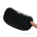 Outil de bain pour animaux de compagnie Brosse de massage Toilettage pour le bain